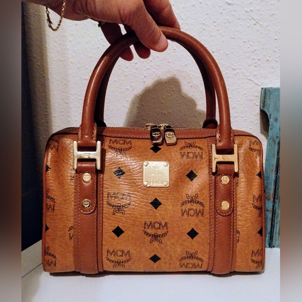 MCM Mini Boston Bag